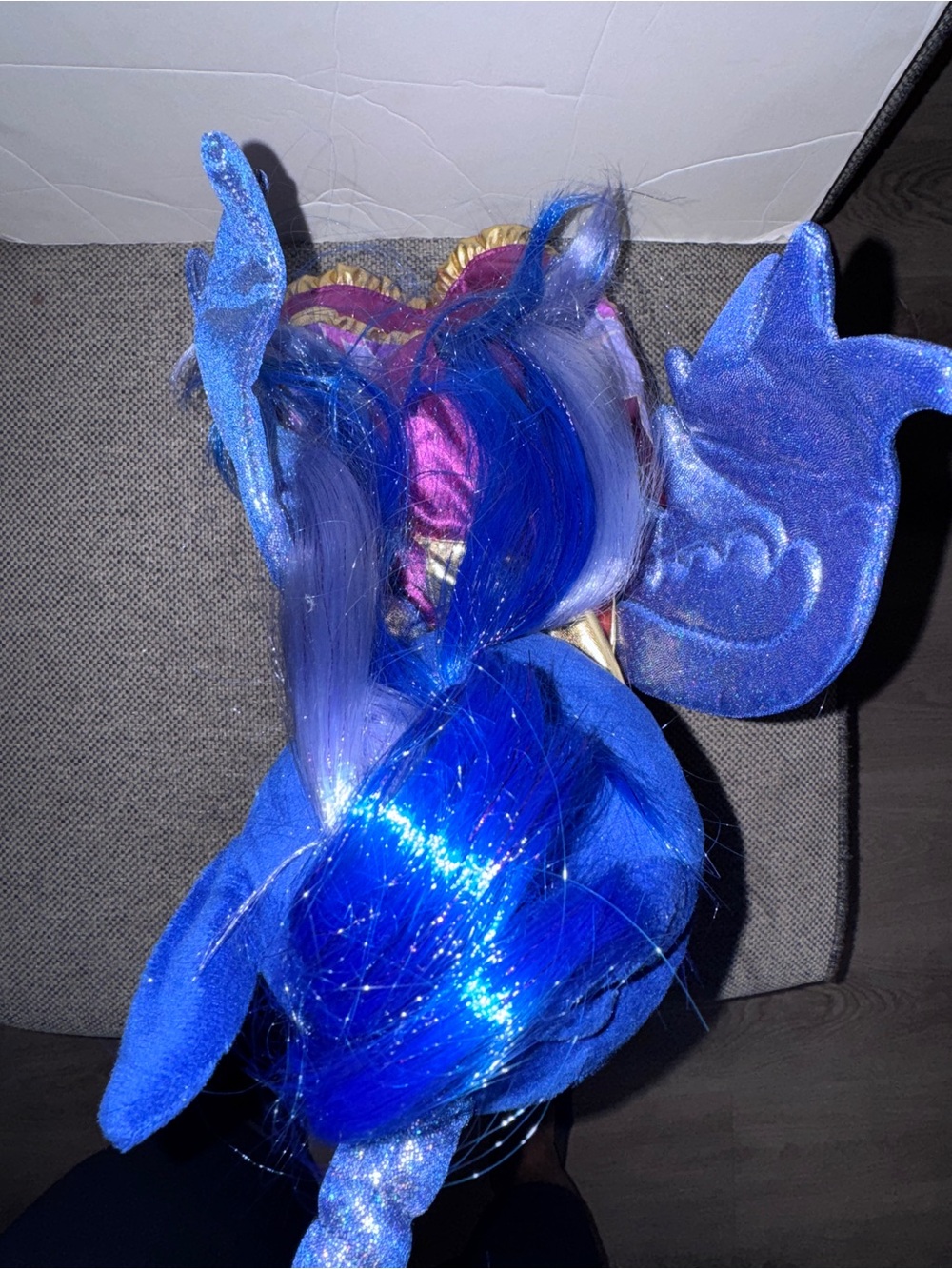 Unicorn Pegasus 2015 Build a Bear My Little Pony Princess Luna with Skirt 18. - Picture 6 of 15